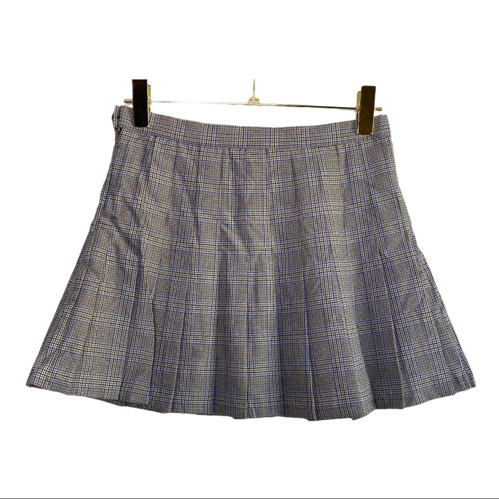 Forever 21 Plaid Pleated Mini Skirt